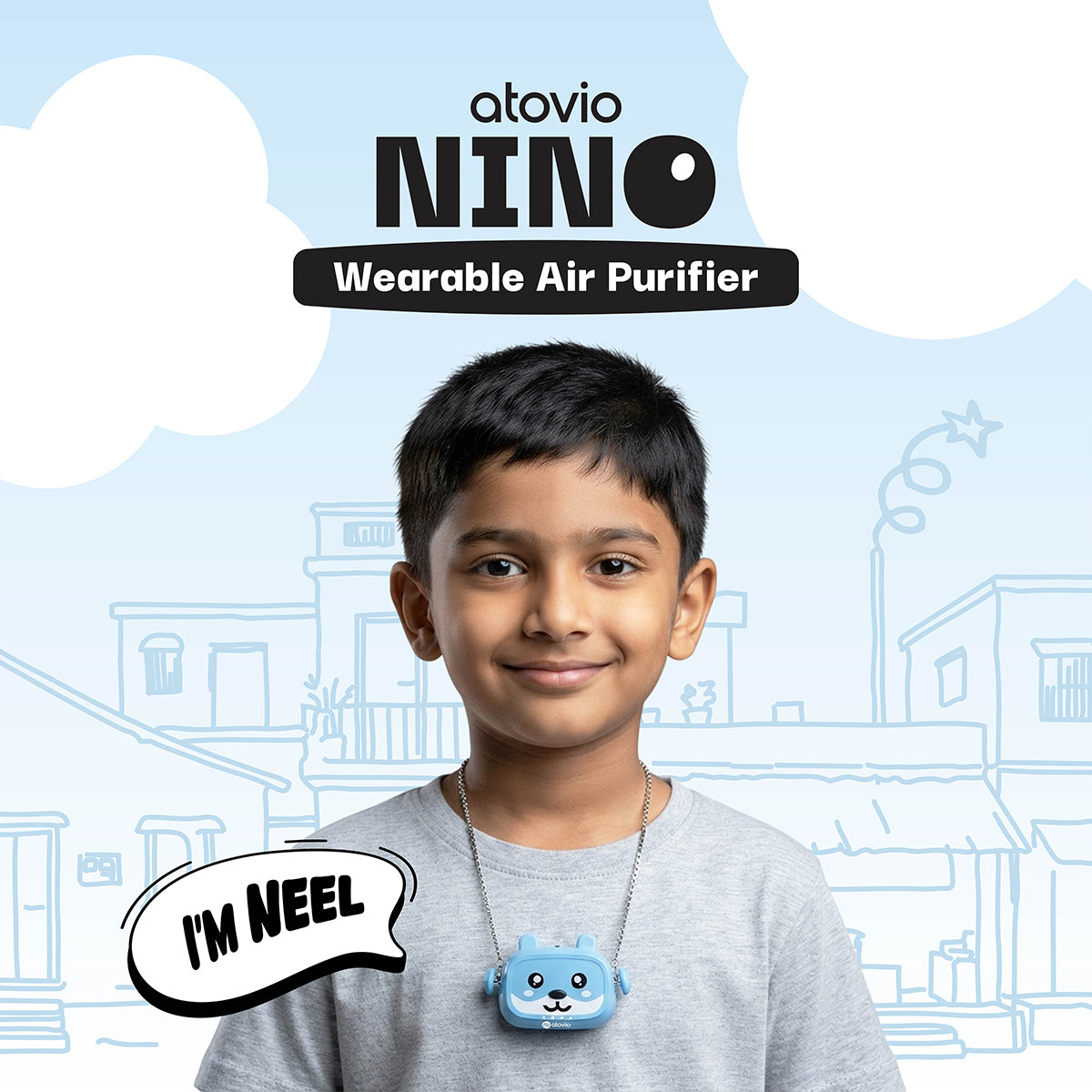 atovio Nino- Wearable Clean Air Companion for Kids