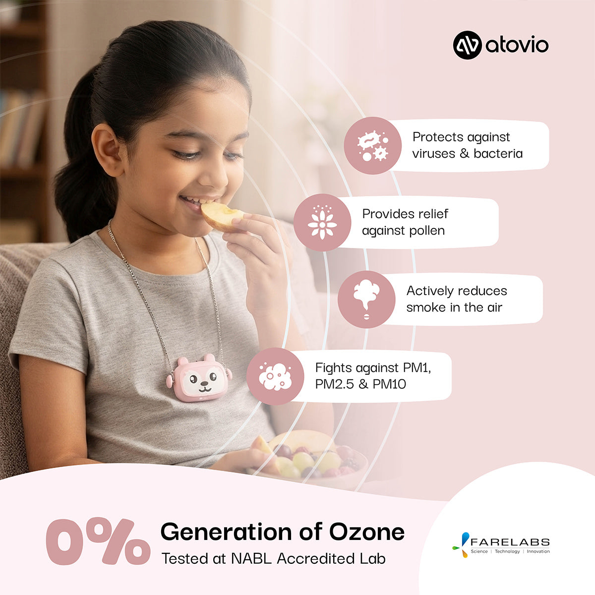 atovio Nino- Wearable Clean Air Companion for Kids