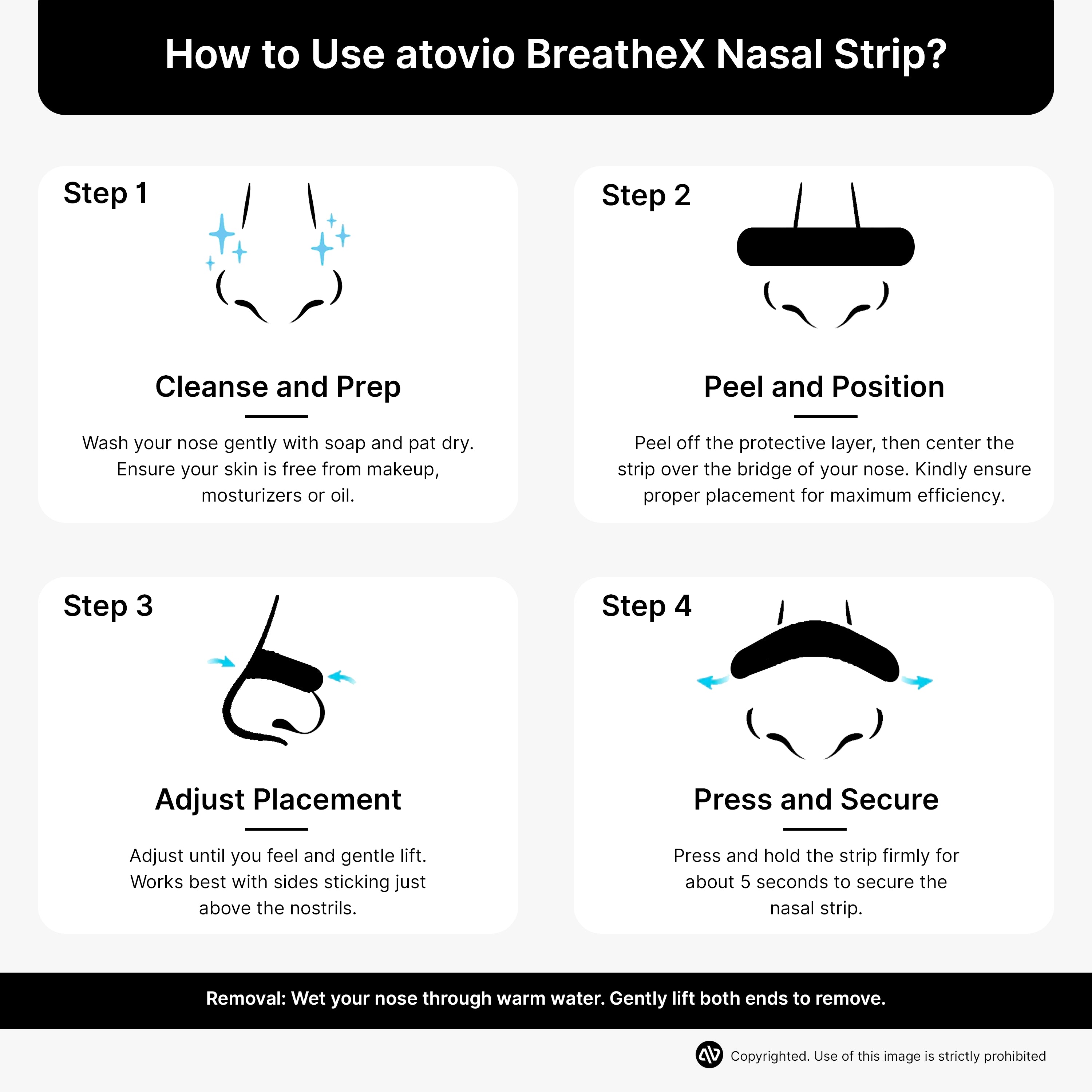 atovio BreatheX Nasal Strip
