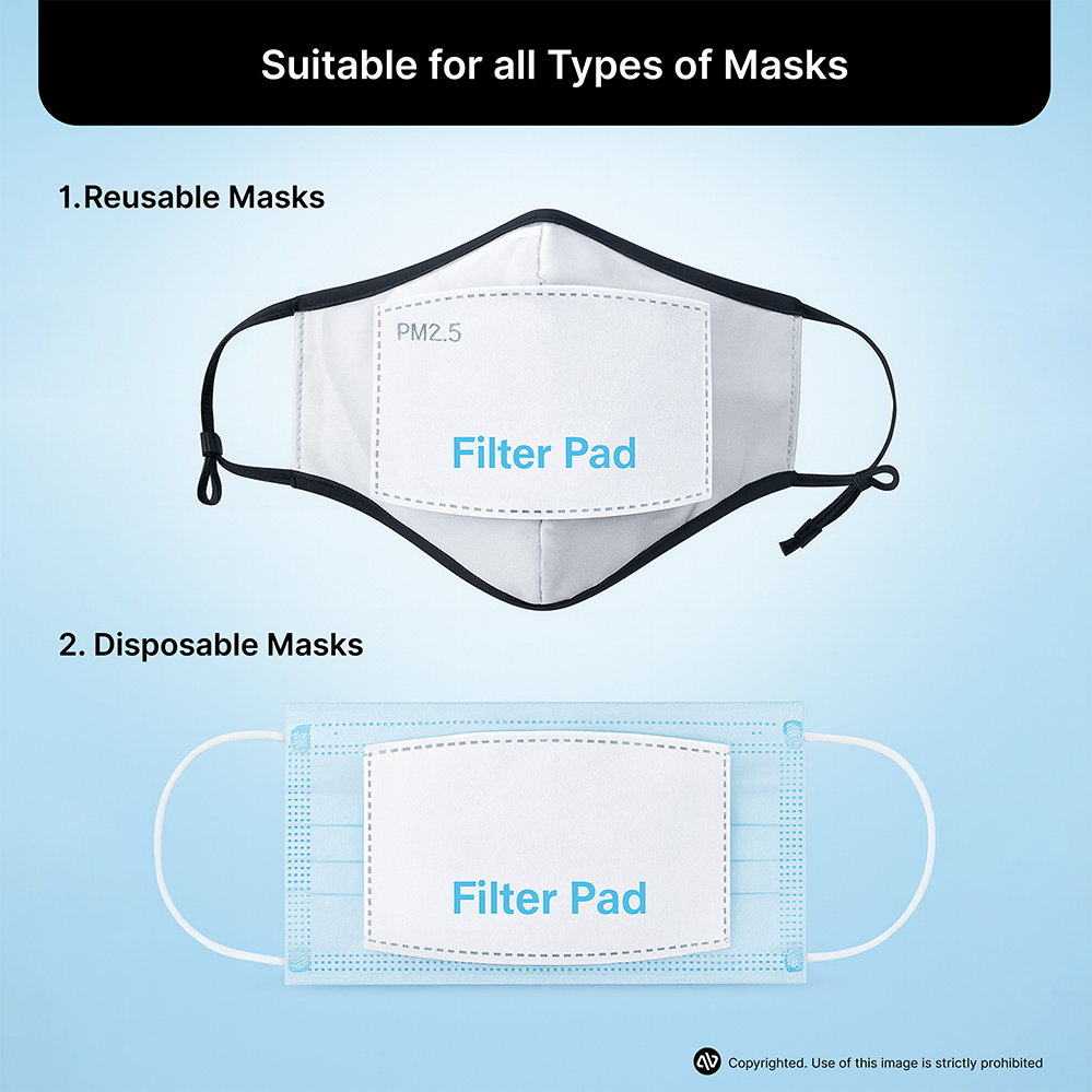 PM 2.5 Activated Carbon Filters (Pack of 10)