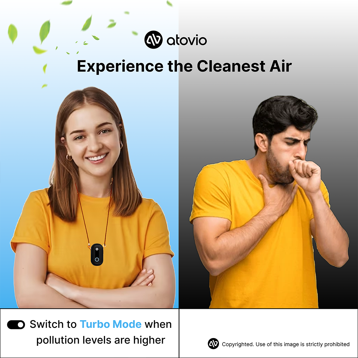 atovio Pebble- Portable Air Purifier