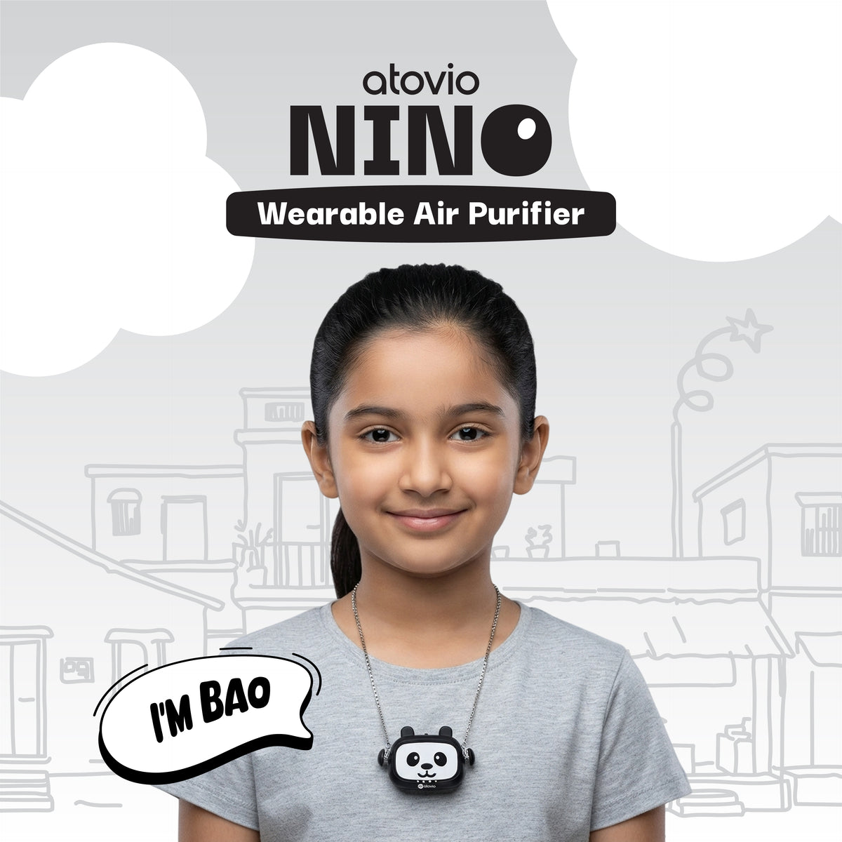 atovio Nino- Wearable Clean Air Companion for Kids
