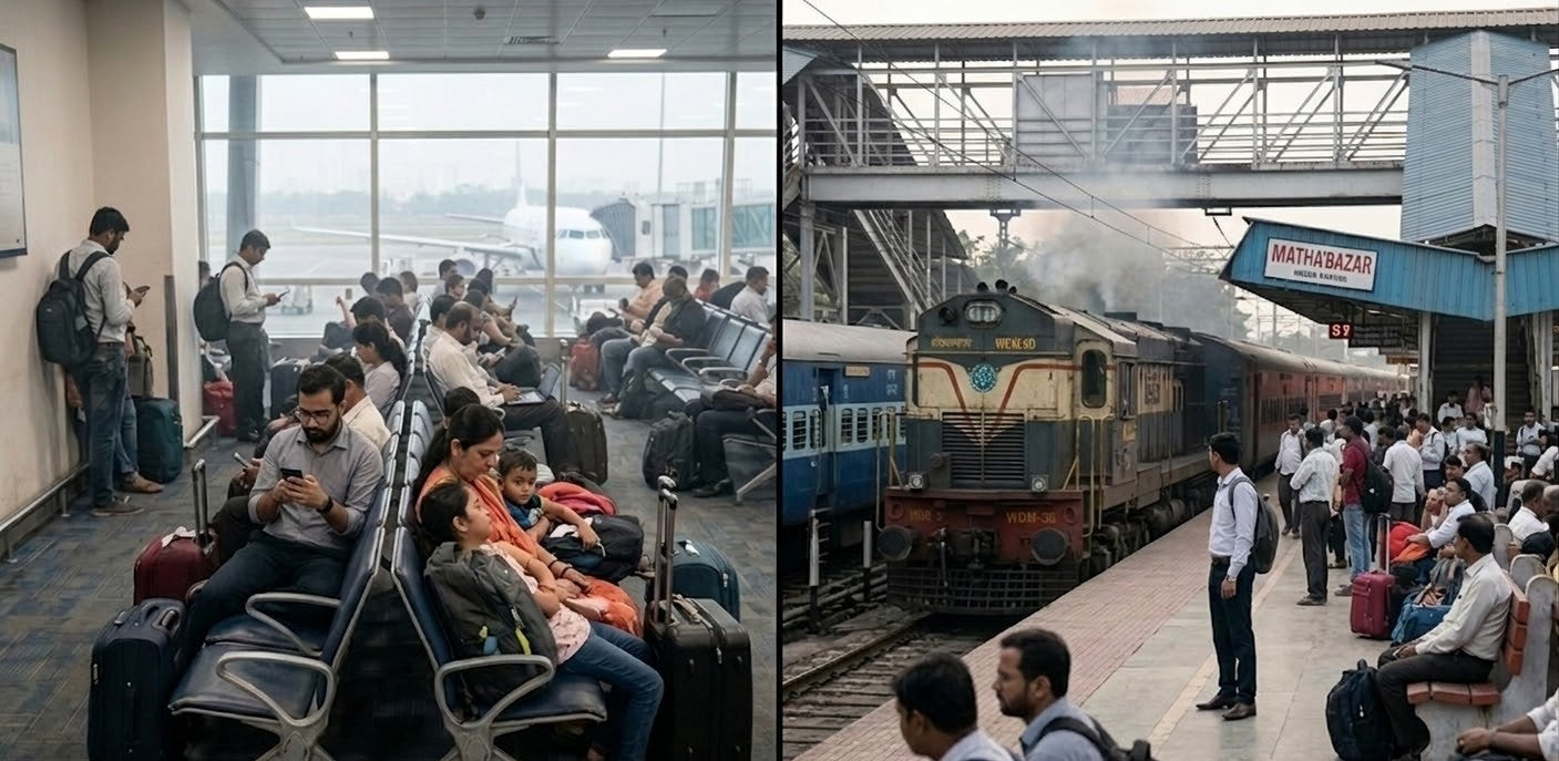 Is It Safe to Wait at Railway Stations and Airports During High Pollution?