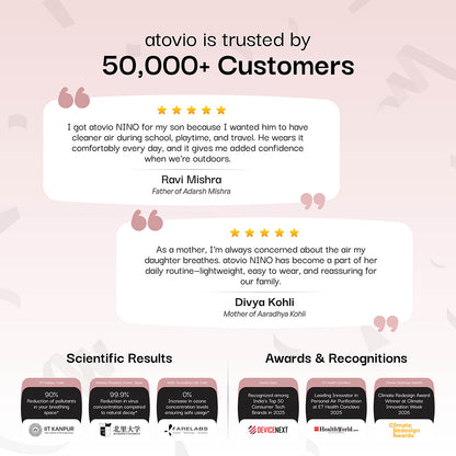 atovio Nino- Wearable Clean Air Companion for Kids