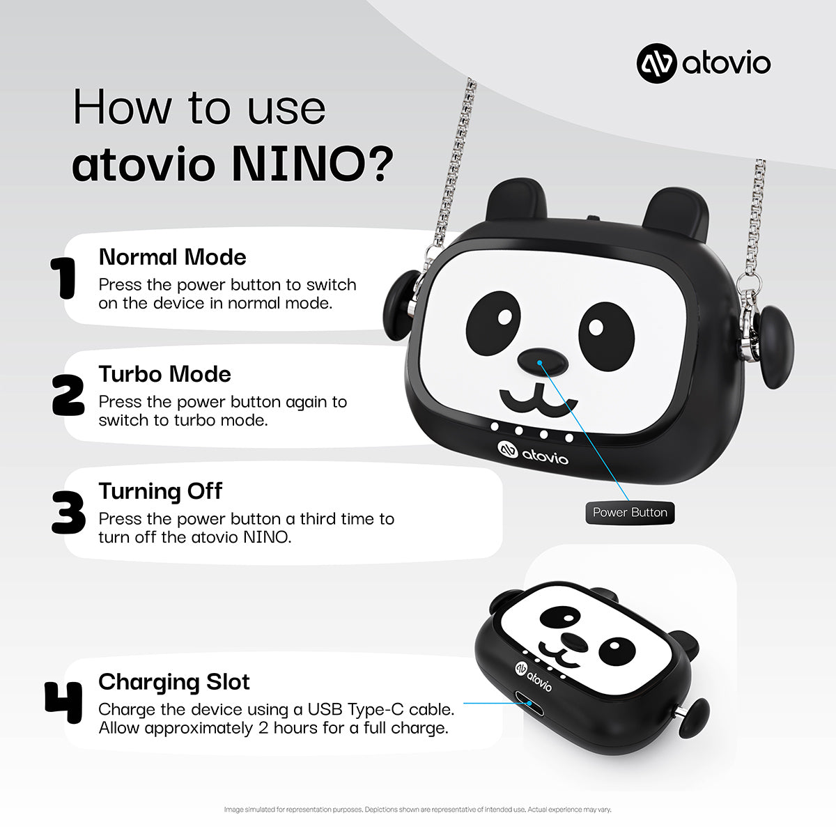 atovio Nino- Wearable Clean Air Companion for Kids