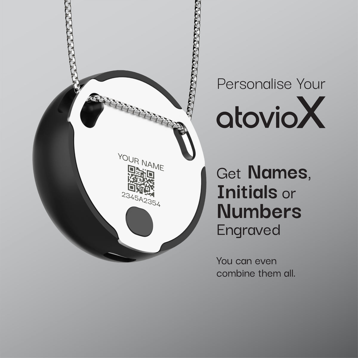 Personalised atovio X- The Smart Wearable Air Purifier
