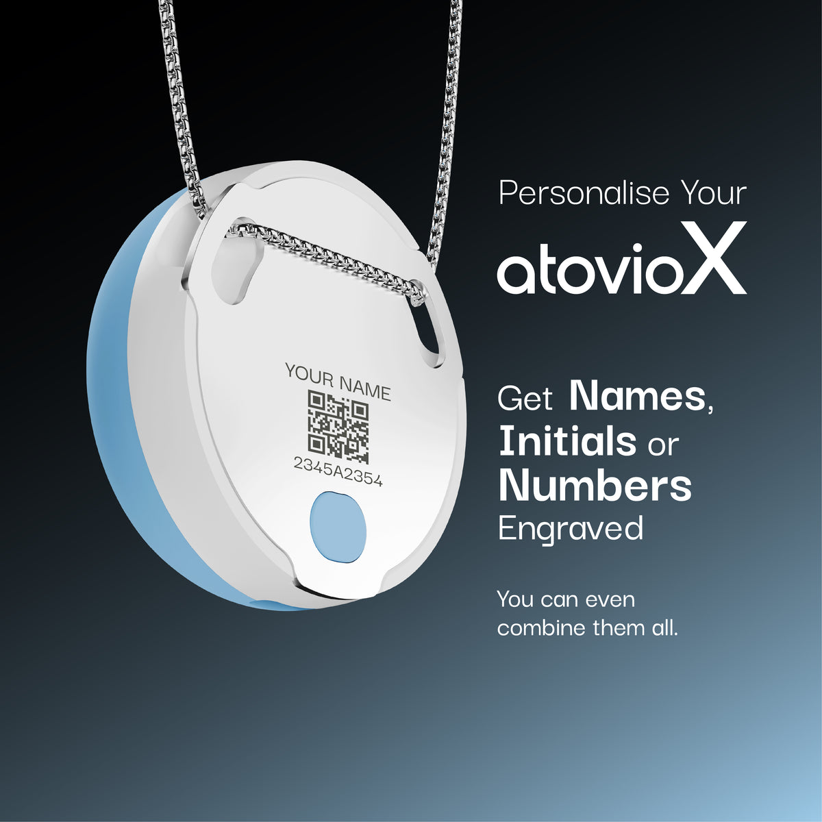 Personalised atovio X- The Smart Wearable Air Purifier