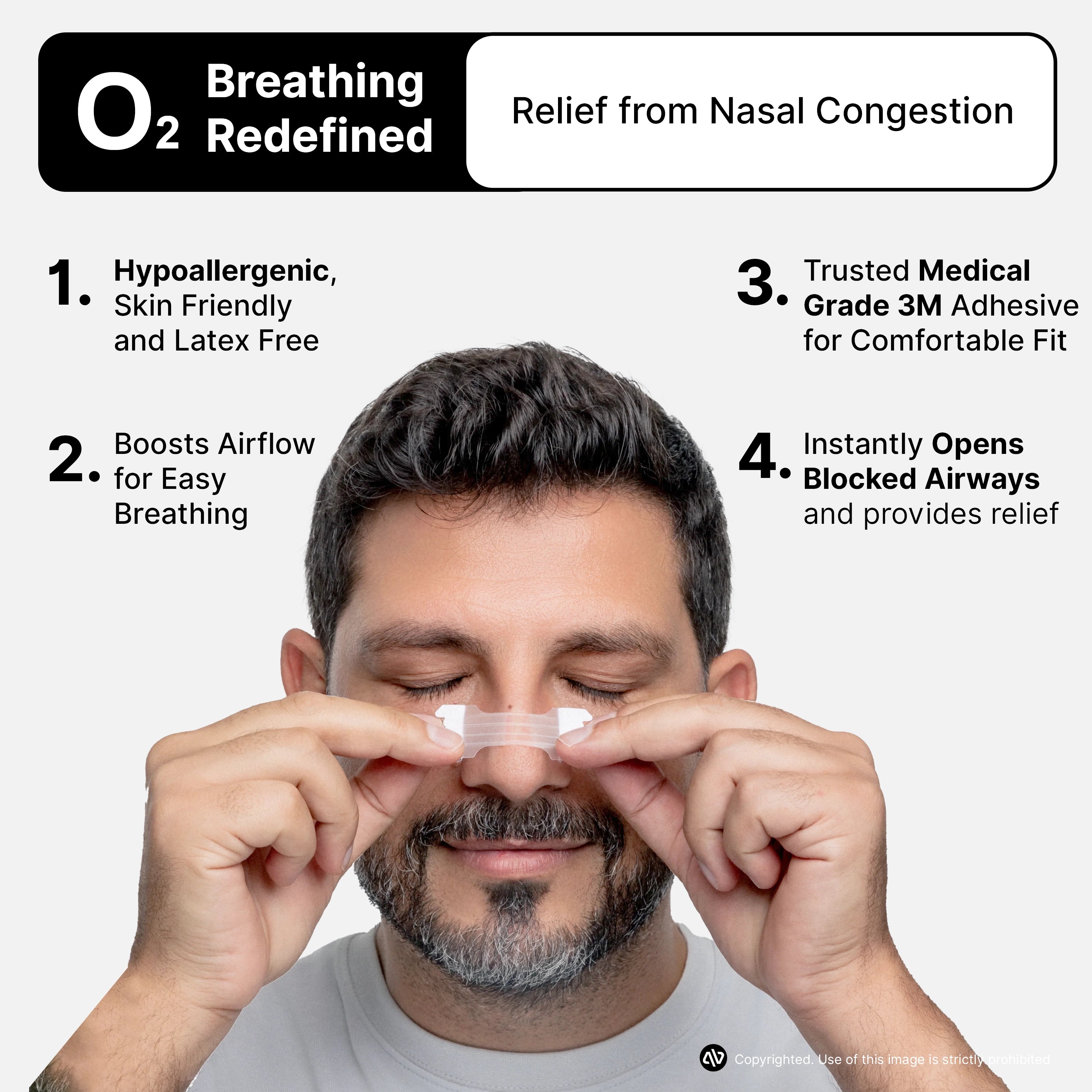 atovio Transparent BreatheX Nasal Strip