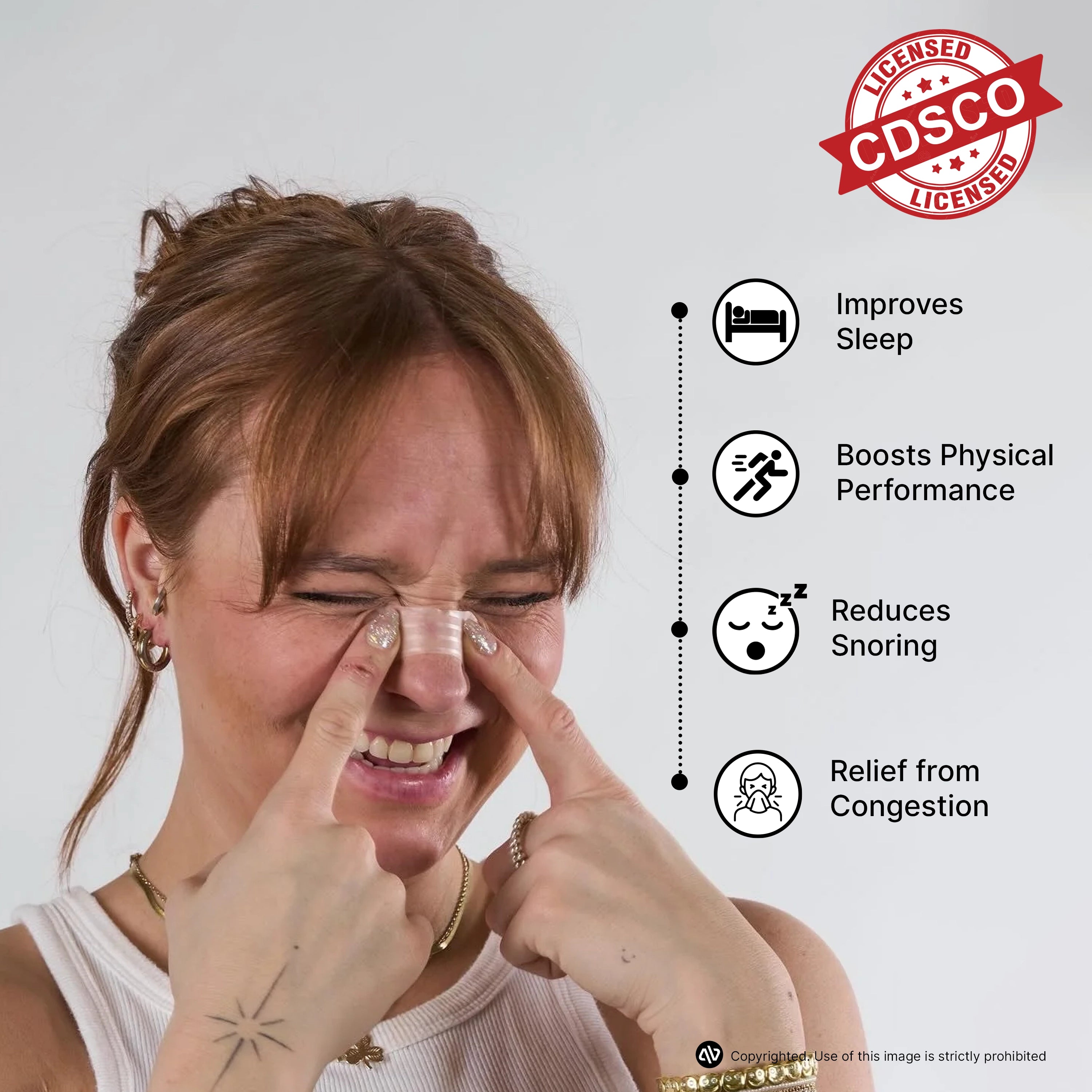 atovio Transparent BreatheX Nasal Strip