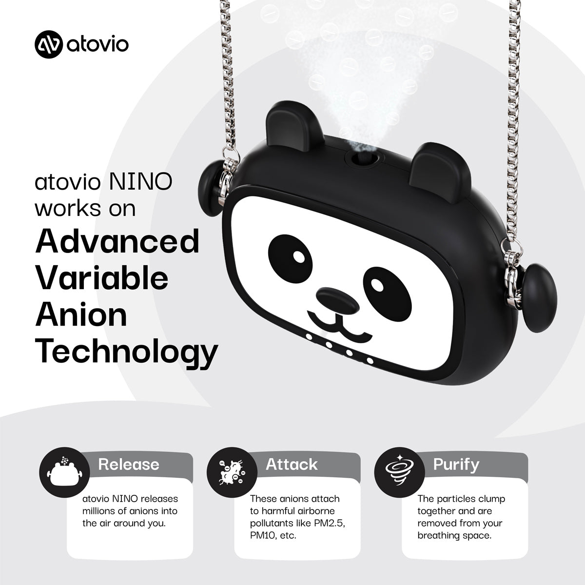 atovio Nino- Wearable Clean Air Companion for Kids