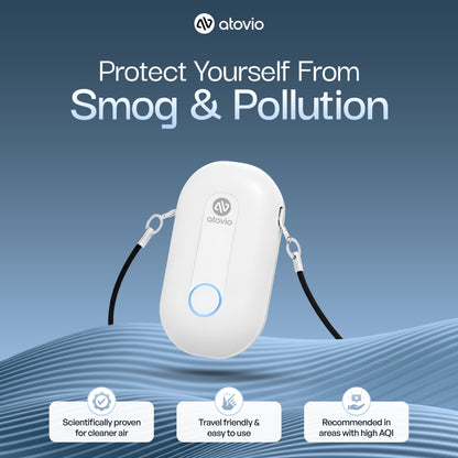 atovio Pebble- India's Most Effective Wearable Air Purifier