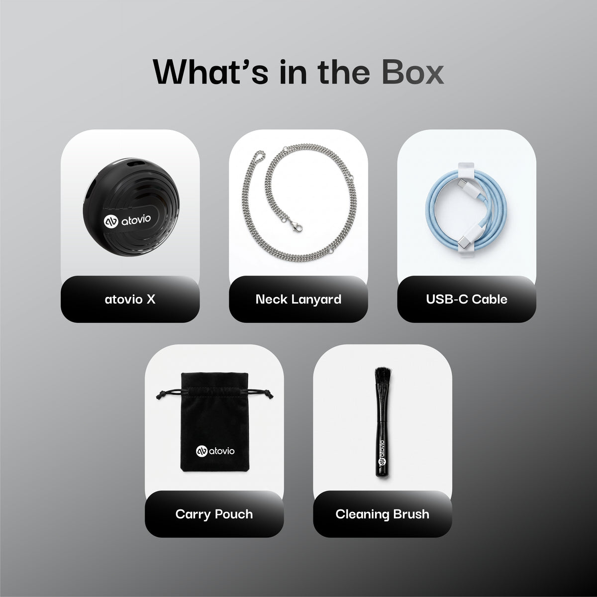 atovio X- A Smart Wearable Air Purifier