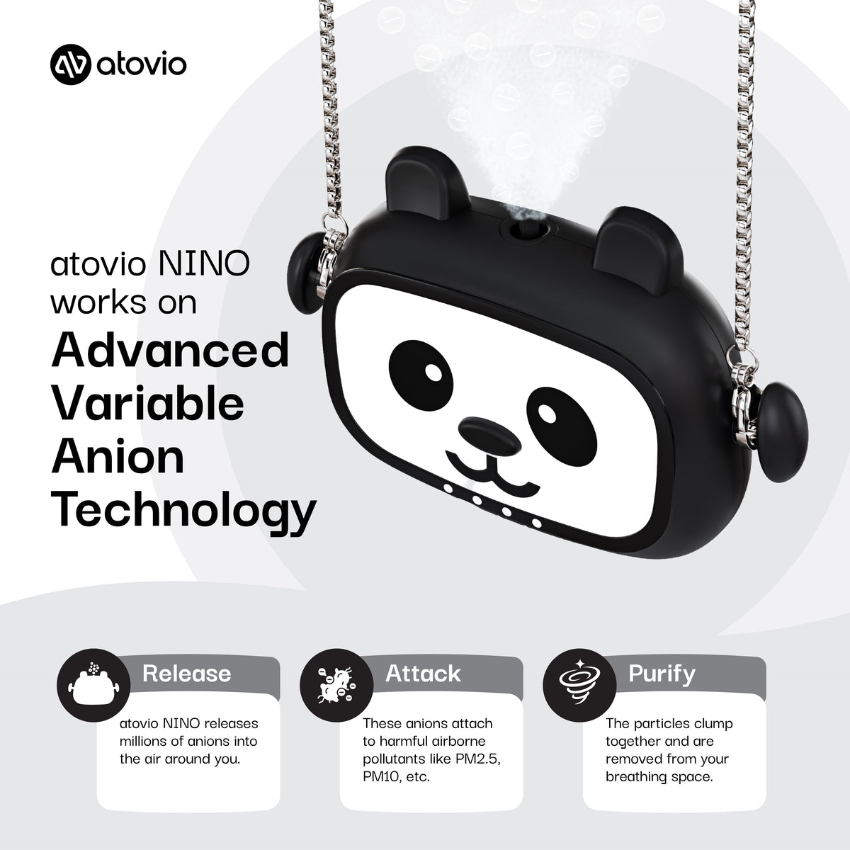 atovio Nino- Wearable Clean Air Companion for Kids