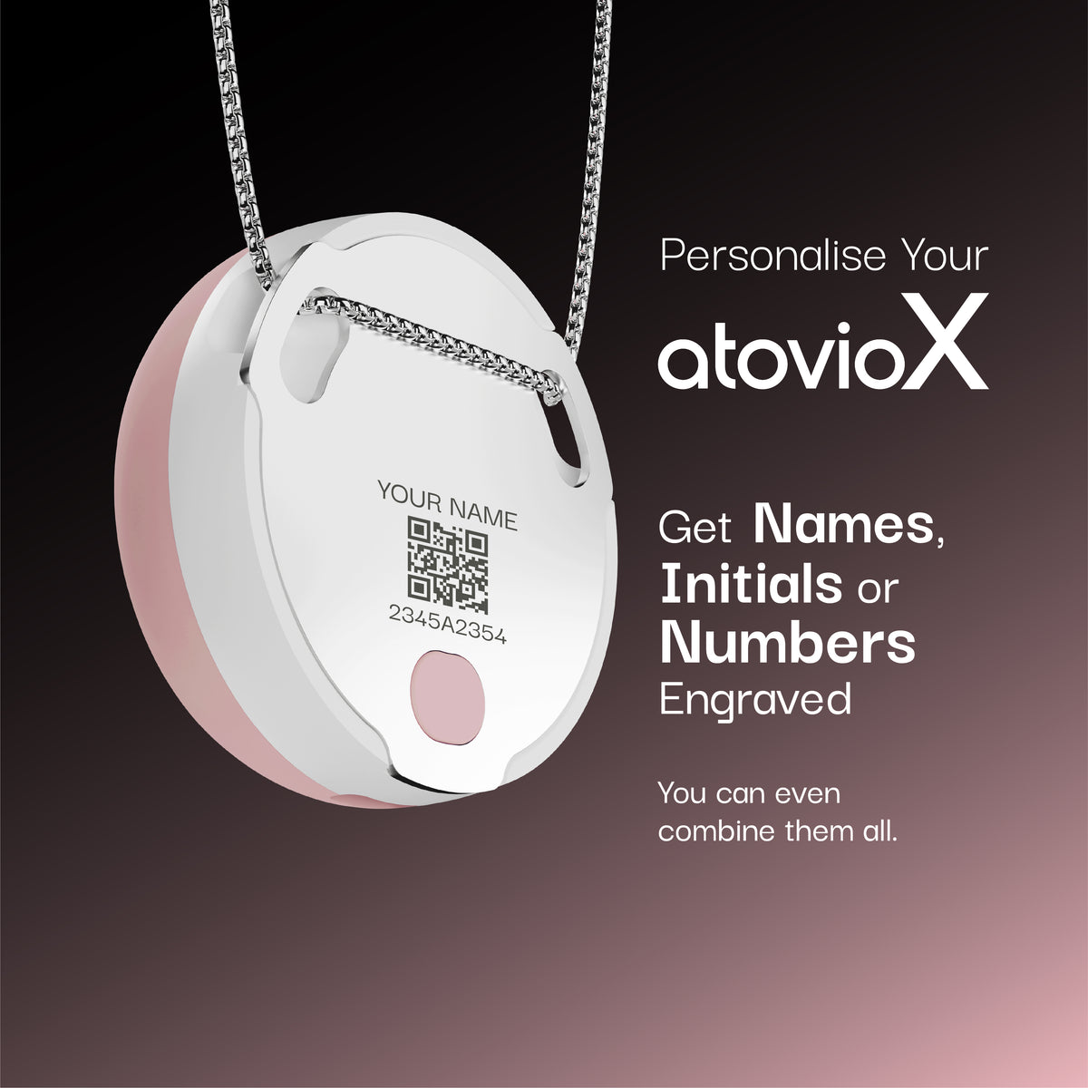 Personalised atovio X- The Smart Wearable Air Purifier